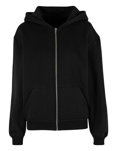 BUI-BY445-Ladies Loose Fit Zip Hoody